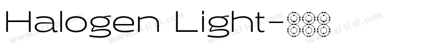 Halogen Light字体转换 Halogen Light字体转换
